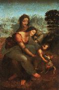  Leonardo  Da Vinci Virgin and Child with St Anne Germany oil painting artist